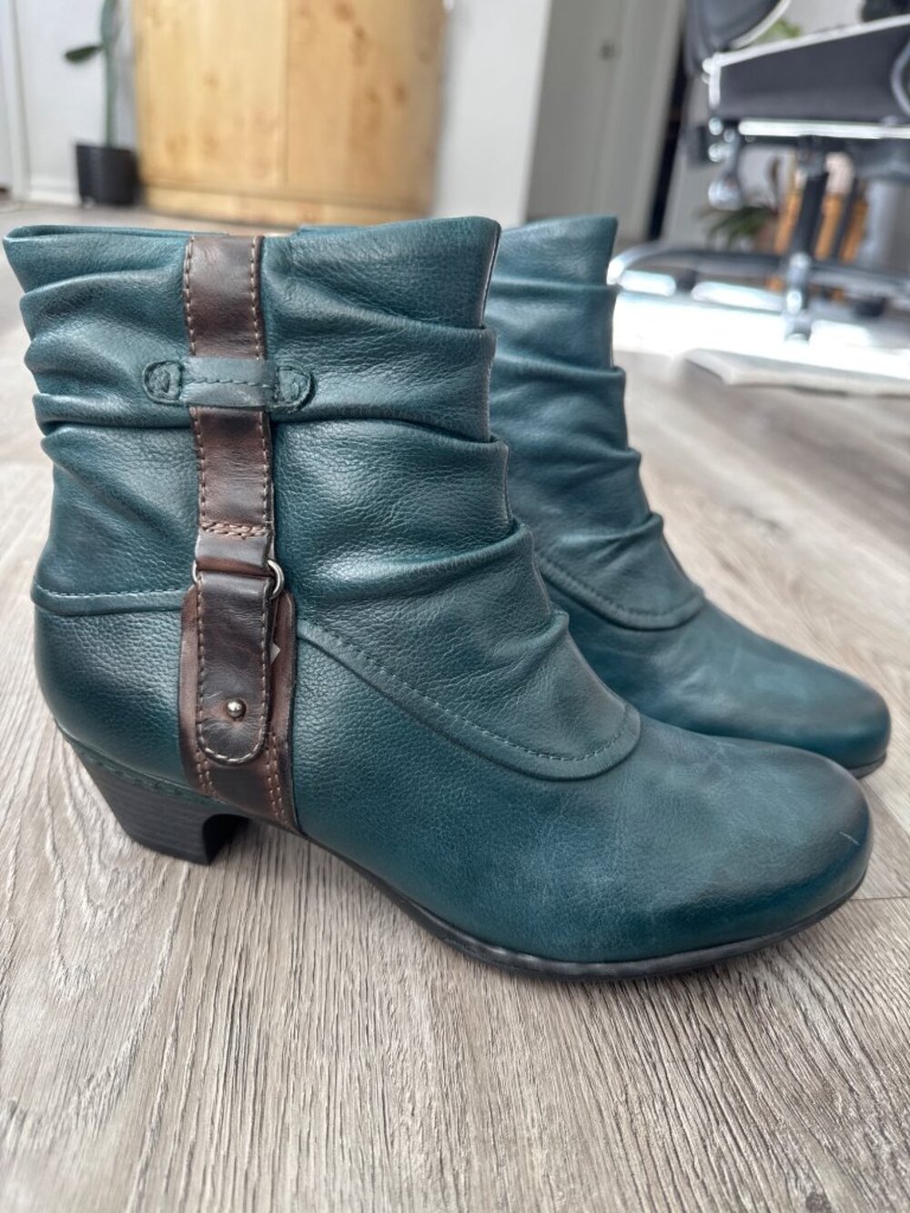 Rockport Cobb Hill Collection Cobb Hill Alexandra (Blue/Teal) Women's Boots 7N